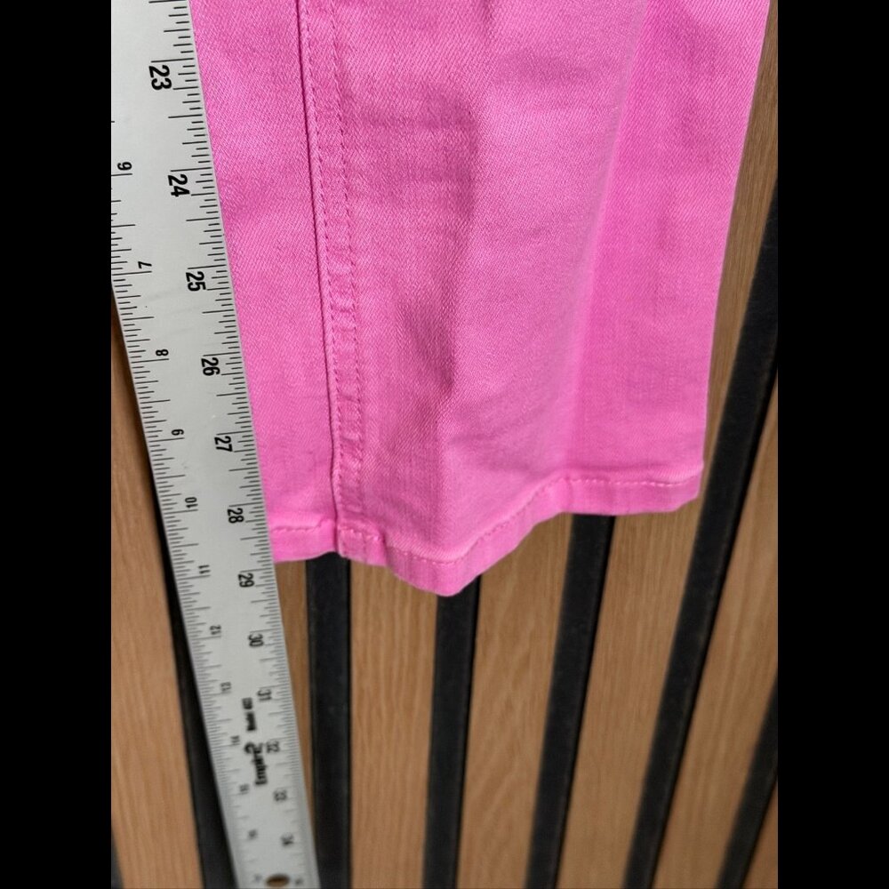White House Black Market Pants 2R Womens Pink Skinny Denim Slim Ankle Stretch - Picture 5 of 9